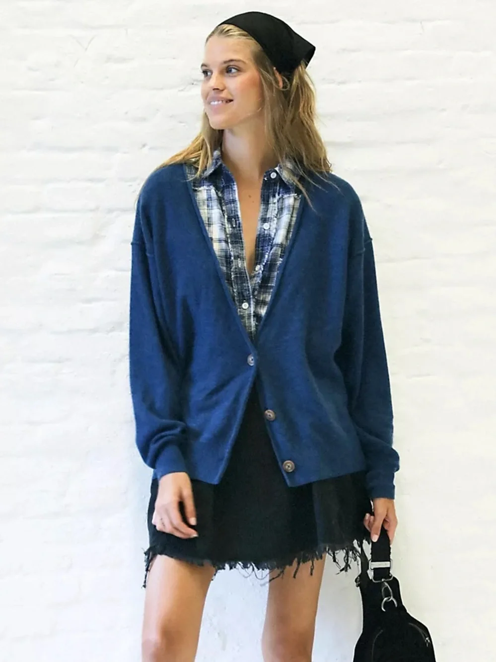 Free People School Boy Cashmere Cardi